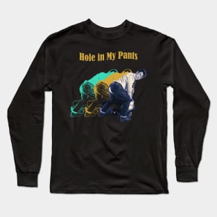 Hole in My Pants Shadow Vintage Long Sleeve T-Shirt